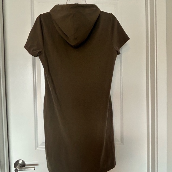 CALVIN KLEIN • Hoodie Dress • Army Green • Large • - Picture 3 of 6
